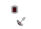 Shop Natural Ruby Diamond Earrings