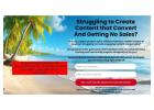 Struggling to create content and still getting NO SALES?