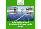 Industrial Solar Panel Installation in Gurgaon, India - Rishika Kraft Solar