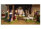 Provence Style Hand Painted Nativity Set