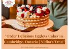 Order Delicious Eggless Cakes in Cambridge, Ontario | Nidha’s Treat