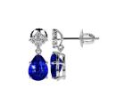 Shop Natural Sapphire Earrings in Pear Shape