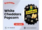 Tasty and Cheesy: White Cheddar Popcorn by Snackstar