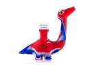 Silicon - Cute Baby Dino holding Duck waterpipe | SL5089