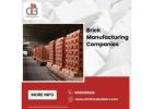 Exploring the Top Brick Manufacturing Companies Near You