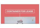 Rent shipping containers | LOTUS Containers