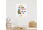 Inspiring Poster: Today a Reader, Tomorrow a Leader – Digital Wall Art