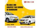 You can book a Cab in Chandigarh with Chiku Cab