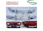 Volvo PV544 Euro type (1958-1965) bumpers by stainless steel new