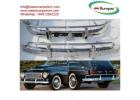 Volvo PV 544 USA type (1958-1965) bumpers by stainless steel new 