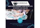 Drivers Permit Certificate | Achiever Plus Online 