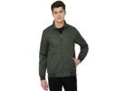 Men's Polyester Standard Length Casual Jacket