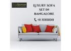 The beautifully Crafted Luxurious Sofa Set for a Precise Living Room