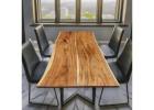 Solid Wood Dining Table: Built for comfort, durability and timeless appeal