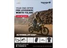 Scrambler 400 X Year-End Offer Get Free Accessories Worth ₹12,500!