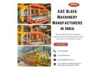 AAC Block Machine Manufacturers | +91 76759 89961 | Buildmate