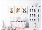 Adorable Baby Animal Posters & Stickers - Cute Décor for Kids' Rooms