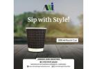 Buy 200ml Black Ripple Paper Cup | Manufacturer and Supplier In India