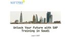 Sap Training In Saudi