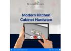 Sleek Modern Kitchen Cabinet Hardware Options