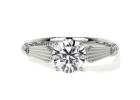 Stunning Natural GIA Certified Round Shape Diamond Ring - 0.18cts