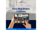 Navy Blue Shaker Cabinets for Kitchens