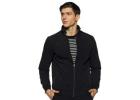 Men's Polyester Light Weight Casual Lined Standard Length Jacket