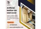 Artificial leather car seat cover | Genuine leather car seat covers