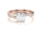 Diamond Engagement Ring with Diamond Band: Double the Brilliance