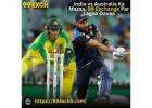 Bet Big on India vs Australia with 99 Exch Betting ID