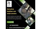 Genuine leather car seat covers | Car upholstery shop in Bangalore