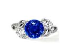 Luxurious Women's Sapphire Diamond Ring – 2.85cttw, GIA Certified