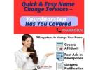 Quick & Easy Name Change Services – Yourdoorstep Has You Covered