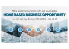 Work-From-Home Business Opportunity 3-4 Hrs Per Day