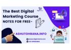 Digital Marketing Course Notes For Live Classes By Ashutosh Rana, Digi Schema