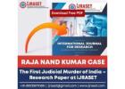 Raja Nand Kumar Case: The First Judicial Murder of India – Research Paper at iJRASET