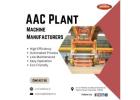 AAC Plant Machine Manufacturers | +91 76759 89961 | Buildmate