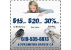 Locksmiths Santee CA