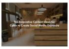 Content Ideas for elevate your café’s online presence