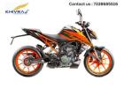 Establishing new the KTM Duke 200 Thrill