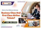 Discount First Class Airline Tickets – Call 1-855-564-8040 Now