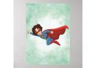 Super Boy Adventure Poster | Fun Kids Factory Art for Kids' Spaces