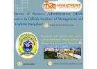 Master of Business Administration (MBA) course in Hillside Institute of Management 