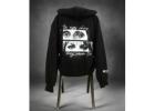 Tondra Black Hoodie with Eyes – Bold & Mysterious Streetwear