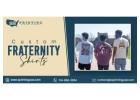 Custom Fraternity Shirts - Stand Out with SS Printing USA