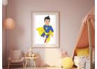 Superhero Poster & Sticker Digital File | Creative Wall Art