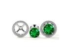 0.54-carats Emerald Studs