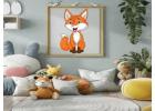 Adorable Fox Cartoon Digital Printable | Perfect for Kids' Decor and Crafts