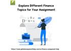 Struggling for Finance Assignment Help?