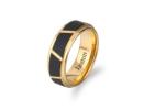 Black Gold Tungsten Ring